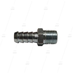 ARO A132, 1/4" Male Tailpiece with 3/8" Hose Barb (10mm)