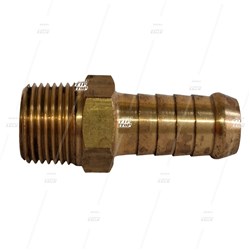 ARO, 1/4" Male Tailpiece with 1/2" Hose Barb (12mm)