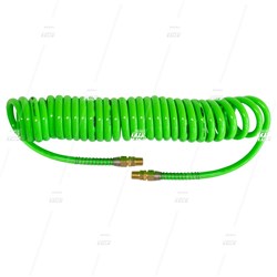 Spiral Hose, 10mm x 6m with 1/4" Threads