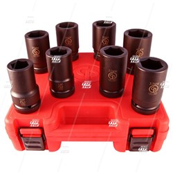 CHICAGO PNEUMATIC SS818D, 1" Impact Socket - Long (set/8)