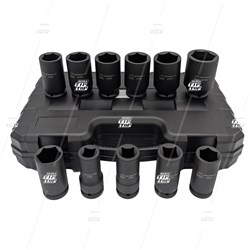 KUANI, 3/4" Impact Socket - Long (set/11)