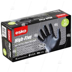 ESKO Nitrile Gloves Black - Extra Large (box/100)