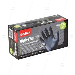 ESKO Nitrile Gloves Black - 2XL (box/100)
