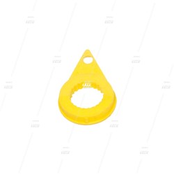 19mm CHECKPOINT Wheel Nut Indicator - Yellow 