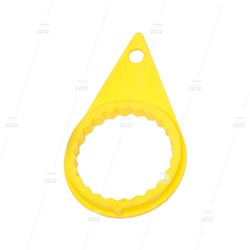 33mm CHECKPOINT Wheel Nut Indicator - Yellow 