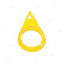30mm CHECKPOINT Wheel Nut Indicator - Yellow