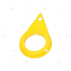27mm CHECKPOINT Wheel Nut Indicator - Yellow