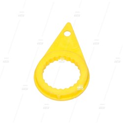 29mm CHECKPOINT Wheel Nut Indicator - Yellow