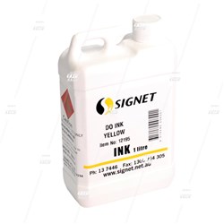 Rubber Marker Ink Refill, Yellow (tub/1L)