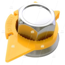30-38mm HEXCHEX Wheel Nut Indicator - Yellow