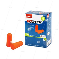 ESKO Vortex Ear Protection Plugs - Uncorded (box/200)