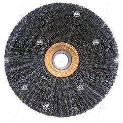 Rotary Wire Brush, 75mm x 10mm, Fine Texturing, 1/2" Bore