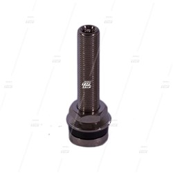 TR430, Chrome Clamp-In Motorcycle Valve with Nut