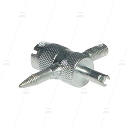 Silver 4-Way Valve Repair Tool