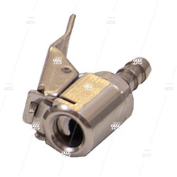 V-3031 Clip-on Air Chuck with 6mm Barb - Open