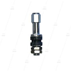 TR48E Chrome Clamp-In Car Valve - Long
