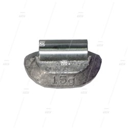 15g, Lead Clip-on Wheel Weights for Steel Wheels (bag/100)