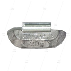20g, Lead Clip-on Wheel Weights for Steel Wheels (bag/100)