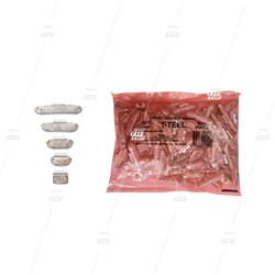 MIXED, Lead Clip-on Wheel Weights for Steel Wheels (bag/100)