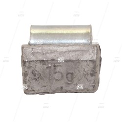 15g, Lead Clip-on Wheel Weights for Alloy Wheels (bag/100)