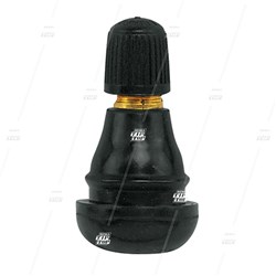 TR412 Snap-In Car Valve Short - Core In, Cap On (bag/100)