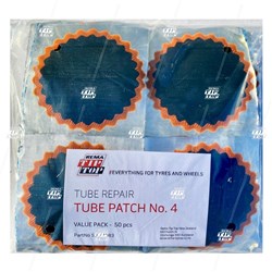 Rema Tip Top Tube Repair Patch - No. 4 (Value Pack 50)