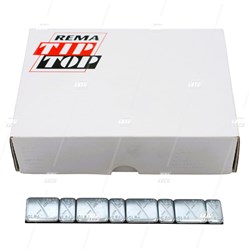 60g REMA TIP TOP, Steel Stick-on Wheel Weights - Silver (box/50)