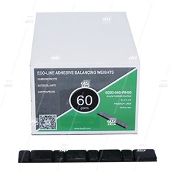 60g TRAX, Steel Stick-on Wheel Weights - Black (box/50)