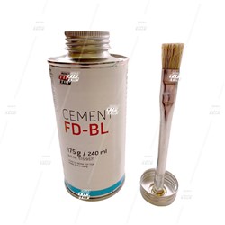 Rema Tip Top Fast Dry Patch Cement SC-BL FD, 200g Tin with Brush, CFC Free