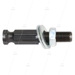 Quick Release Arbour, Hex Adaptor, 3/8" Thread, with Nut and Washer