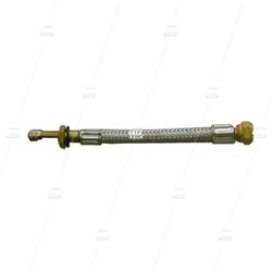 150mm Flexible Braided, Truck Valve Extension - Hex Nut