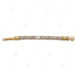 200mm Flexible Braided, Truck Valve Extension - Hex Nut