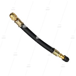 160mm Flexible Rubber, Truck Valve Extension - Round Nut