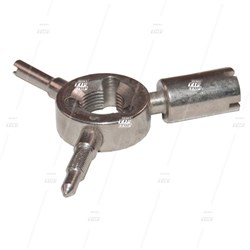 Silver 4-Way Valve Repair Tool - Large Bore