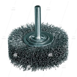 Rotary Wire Brush, 60mm x 20mm, with 6mm Fixed Arbour
