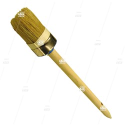 35mm, Round Brush with Wooden Handle