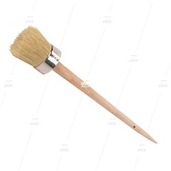 Short Fibre Lube Brush with Wooden Handle, 40mm