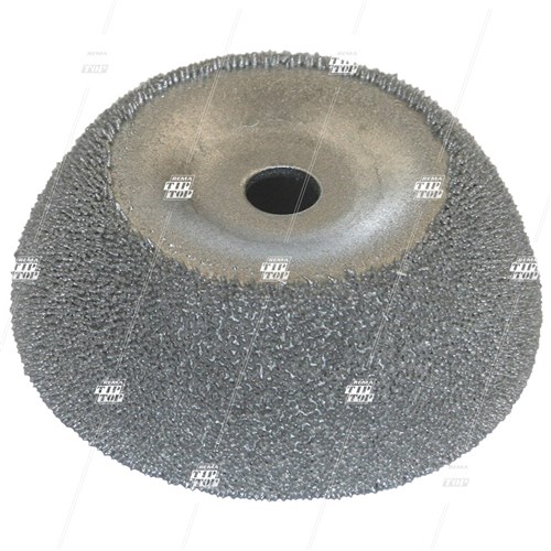 230 Grit, 65mm Buffing Carbide, Steel Contour Wheel - 3/8