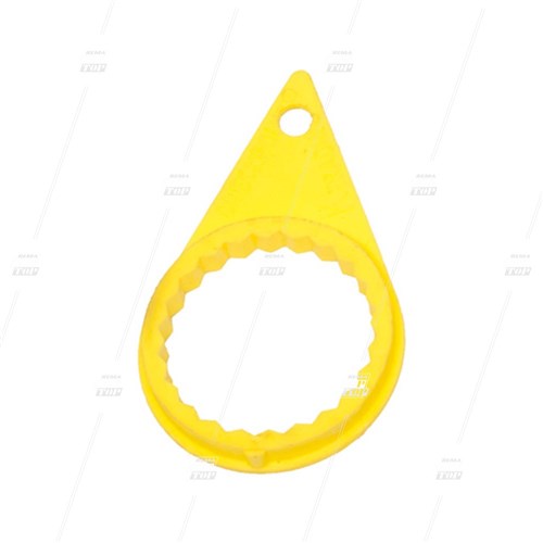 33mm CHECKPOINT Wheel Nut Indicator - Yellow 