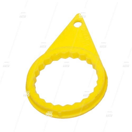 38mm CHECKPOINT Wheel Nut Indicator - Yellow