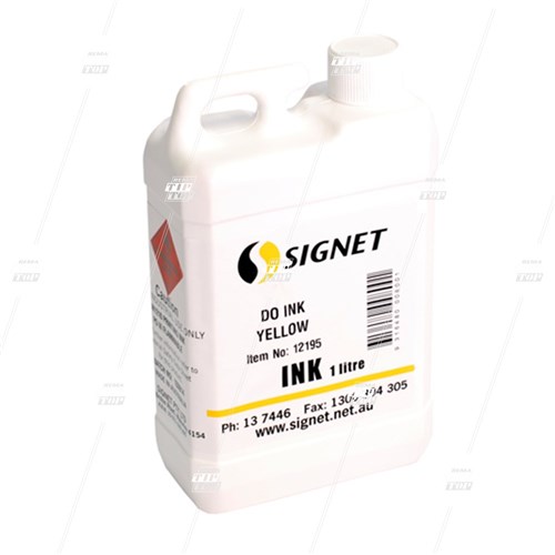 Rubber Marker Ink Refill, Yellow (tub/1L)