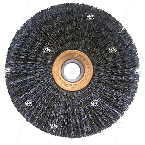 Rotary Wire Brush, 75mm x 10mm, Fine Texturing, 1/2