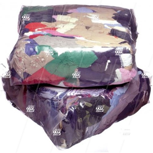 Mixed Rags, Coloured (bag/10kg)