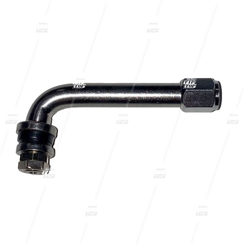TR6-90 Chrome Clamp-In Car Valve - 90deg