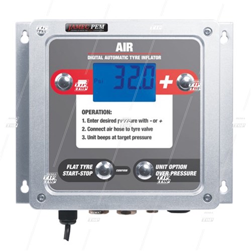 JAMEC PEM Wall-Mounted Digital Tyre Inflator with 7.5m Hose