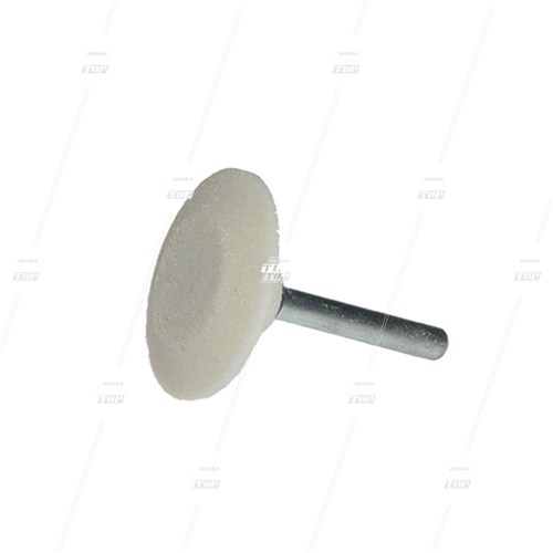Buffing Stone Disc, A36, 32mm x 10mm, 6mm Fixed Arbour