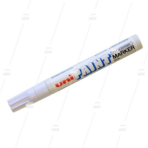 UNI PAINT Rubber Marker Pen - White (each)