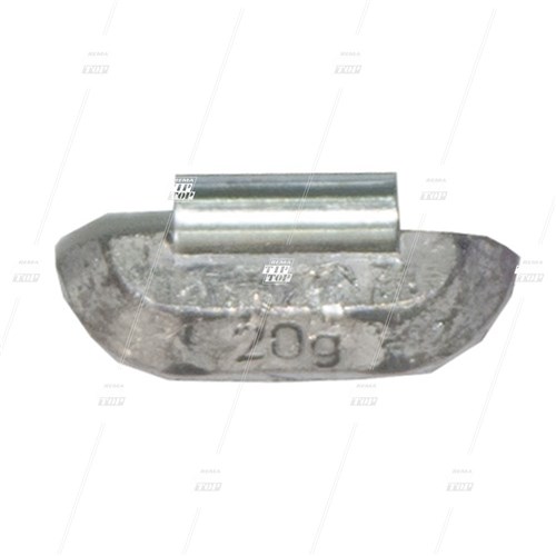 20g, Lead Clip-on Wheel Weights for Steel Wheels (bag/100)