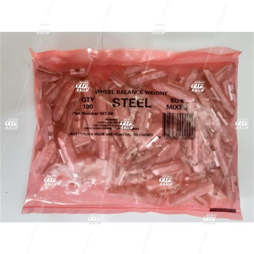 MIXED, Lead Clip-on Wheel Weights for Steel Wheels (bag/100)