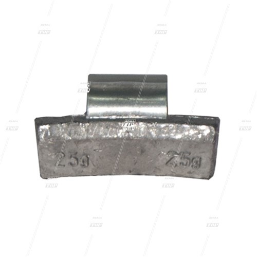 25g, Lead Clip-on Wheel Weights for Alloy Wheels (bag/100)